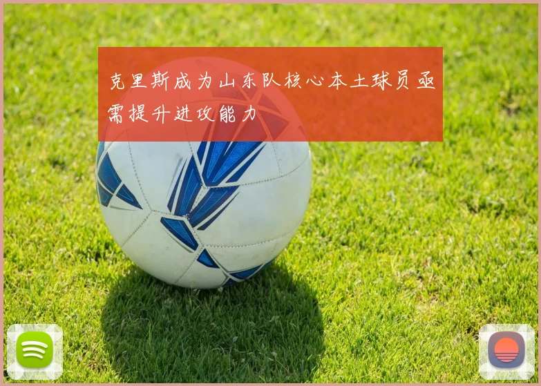 克里斯成为山东队核心本土球员亟需提升进攻能力